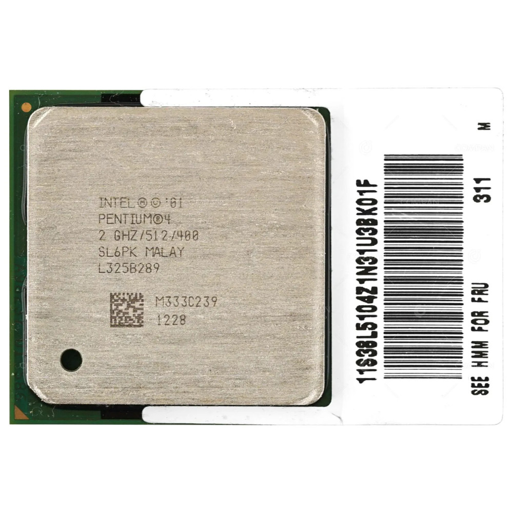 SL6PK INTEL PENTIUM 4 2GHZ 1CORE 512 KB CACHE W SOCKET 478 SL6PK  - L325B289